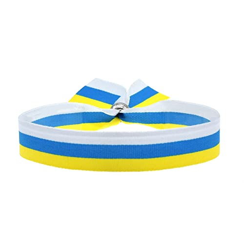 Comprar Pulseras de Canarias Originales: Significado, Historia y Diseños Únicos BDM - Pulsera de Tela Ajustable con la Bandera Canaria, para Hombres y Mujeres.