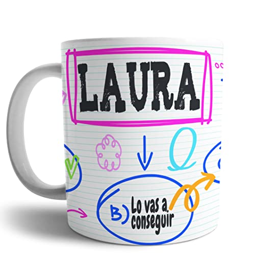 Pulseras para Opositores: Mejora tu Concentración y Rinde en los Exámenes Taza para opositora personalizada con nombre, 11 oz / 330 ml, regalo original y motivacional..