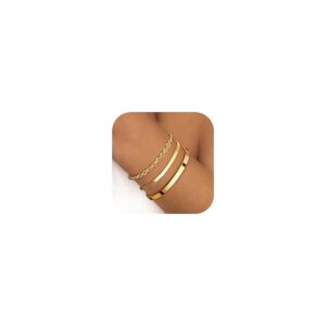 Juego de Pulseras Oro para Mujer
