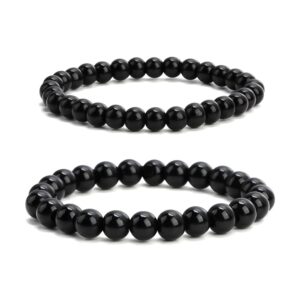 Pulsera de Obsidiana y Turmalina Unisex