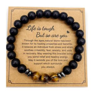 Pulsera de Turmalina para Hombre Chakras