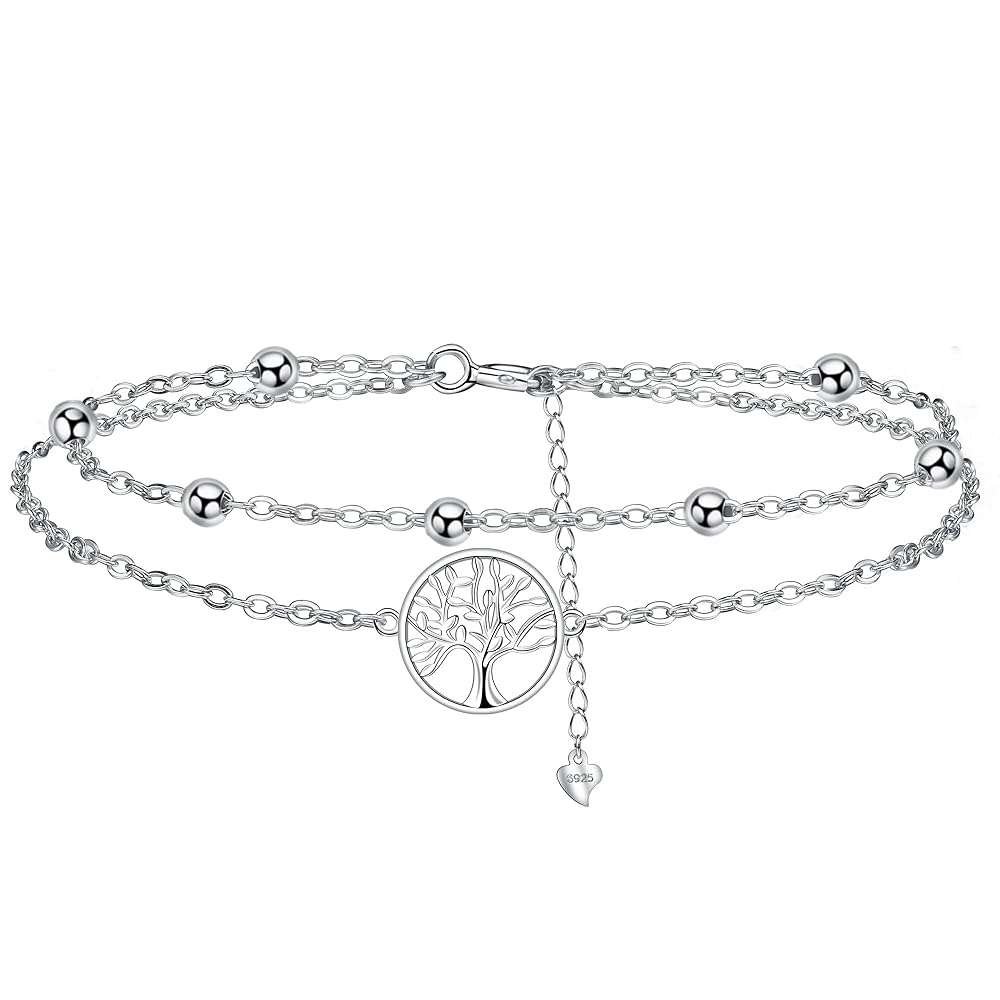 Pulsera Doble Cadena Plata 925 para Mujer Pulsera Doble Cadena Plata 925 para Mujer