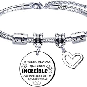 Pulsera Inspiradora Personalizada para Mujer