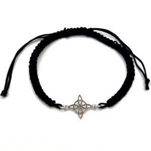 Pulsera Macramé Nudo de la Bruja