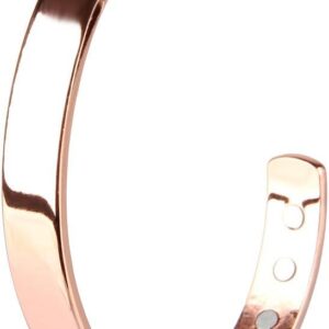 Pulsera Magnética de Cobre Oro Rosa