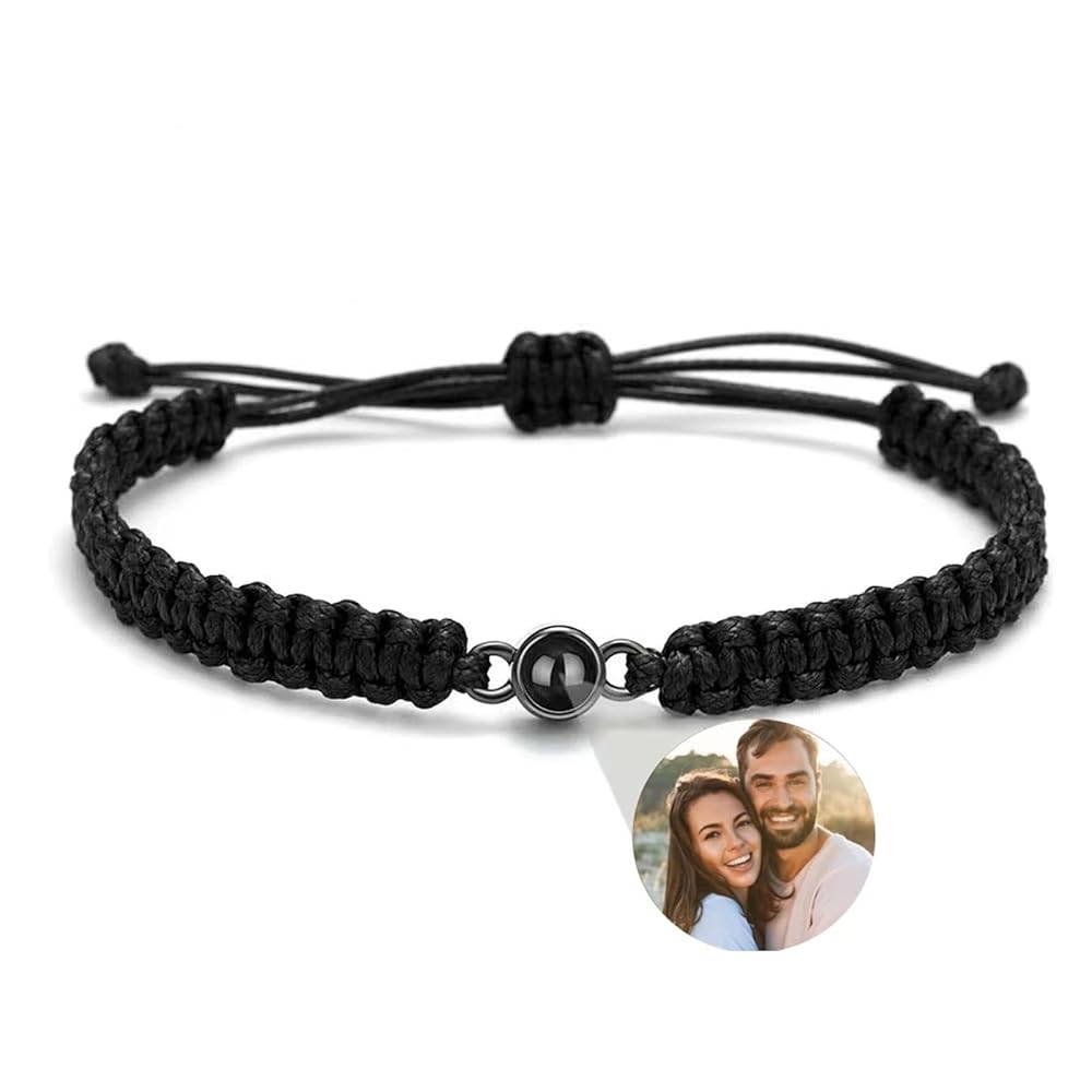 Pulsera trenzada personalizada con foto Pulsera trenzada personalizada con foto