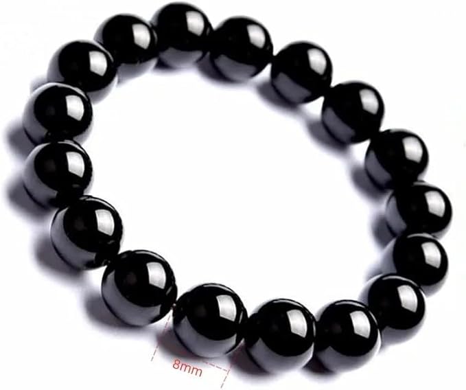 Pulsera turmalina negra unisex protectora Pulsera turmalina negra unisex protectora