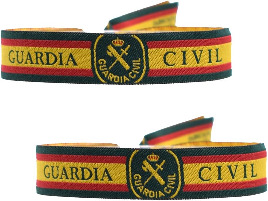 Pulsera verde Guardia Civil con escudo Pulsera verde Guardia Civil con escudo