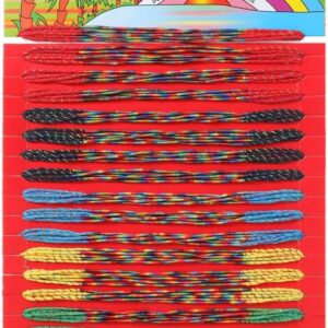 Pulseras de amistad boho, 100 piezas