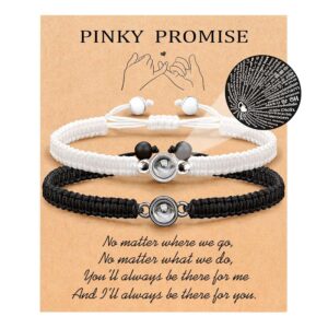 Pulseras para parejas con proyección de amor